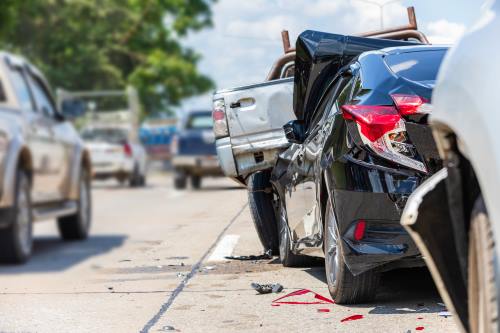 multiple-vehicle collision