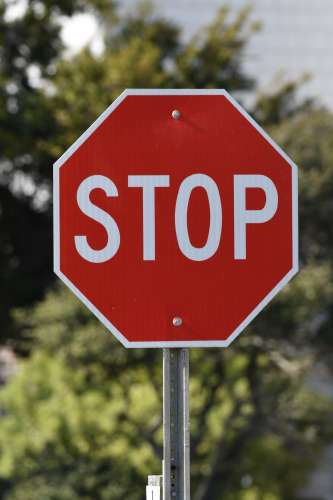stop sign